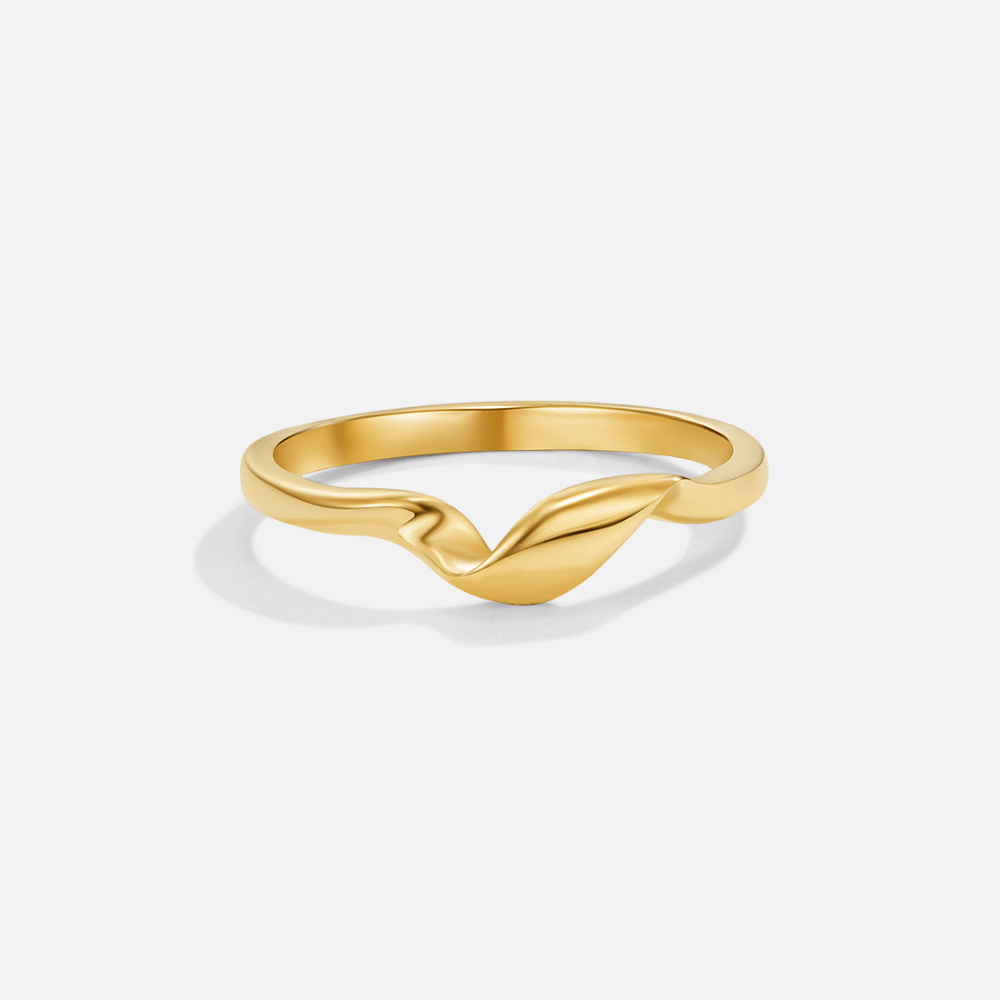 Anillo de oro trenzado Athena