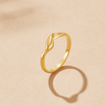 Anillo de oro trenzado Athena