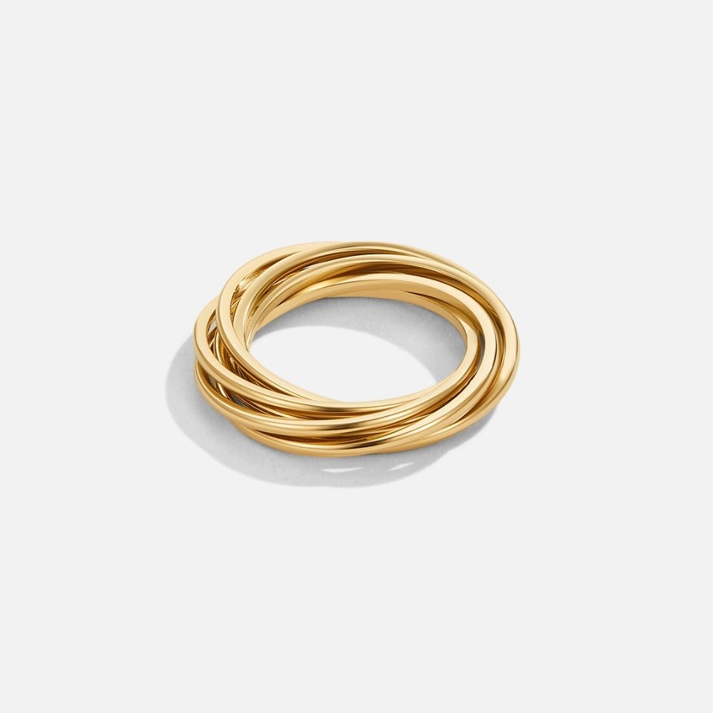 Anillo de oro retorcido Mia