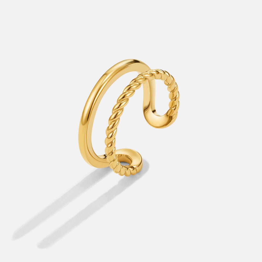 Anillo de oro Tyra Retorcido