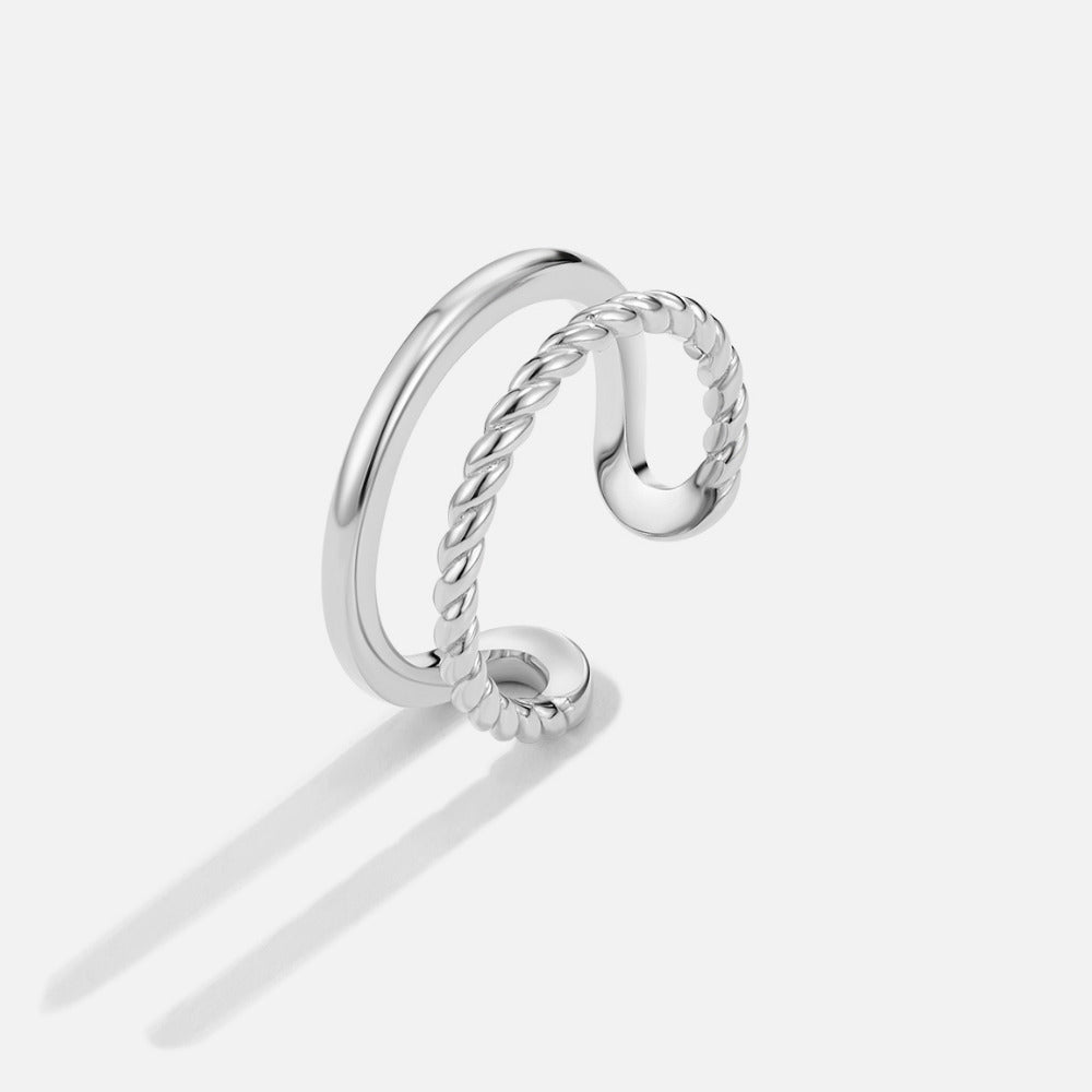 Anillo de Plata Tyra Retorcido