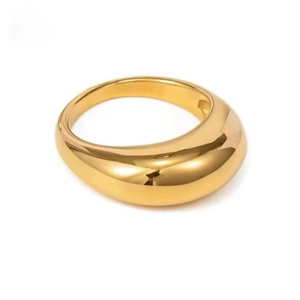 Anillo Arco Dorado Intemporal