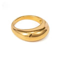 Anillo Arco Dorado Intemporal