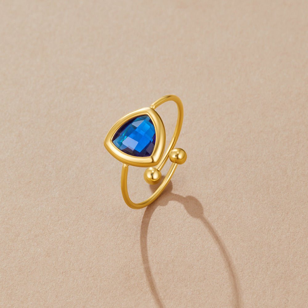 Anillo Vía Zafiro Azul