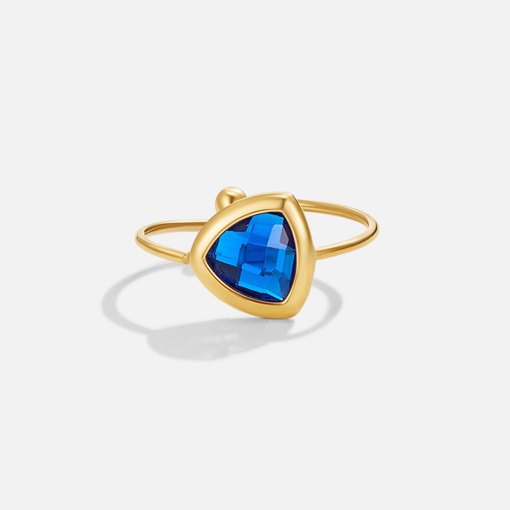 Anillo Vía Zafiro Azul