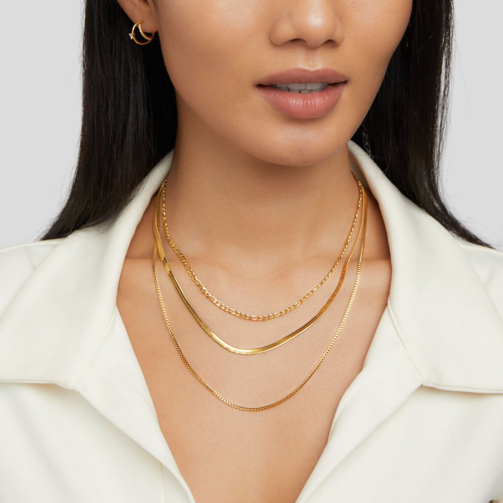 Collar de cadena superpuesta Vienna