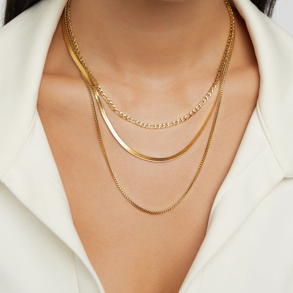 Collar de cadena superpuesta Vienna