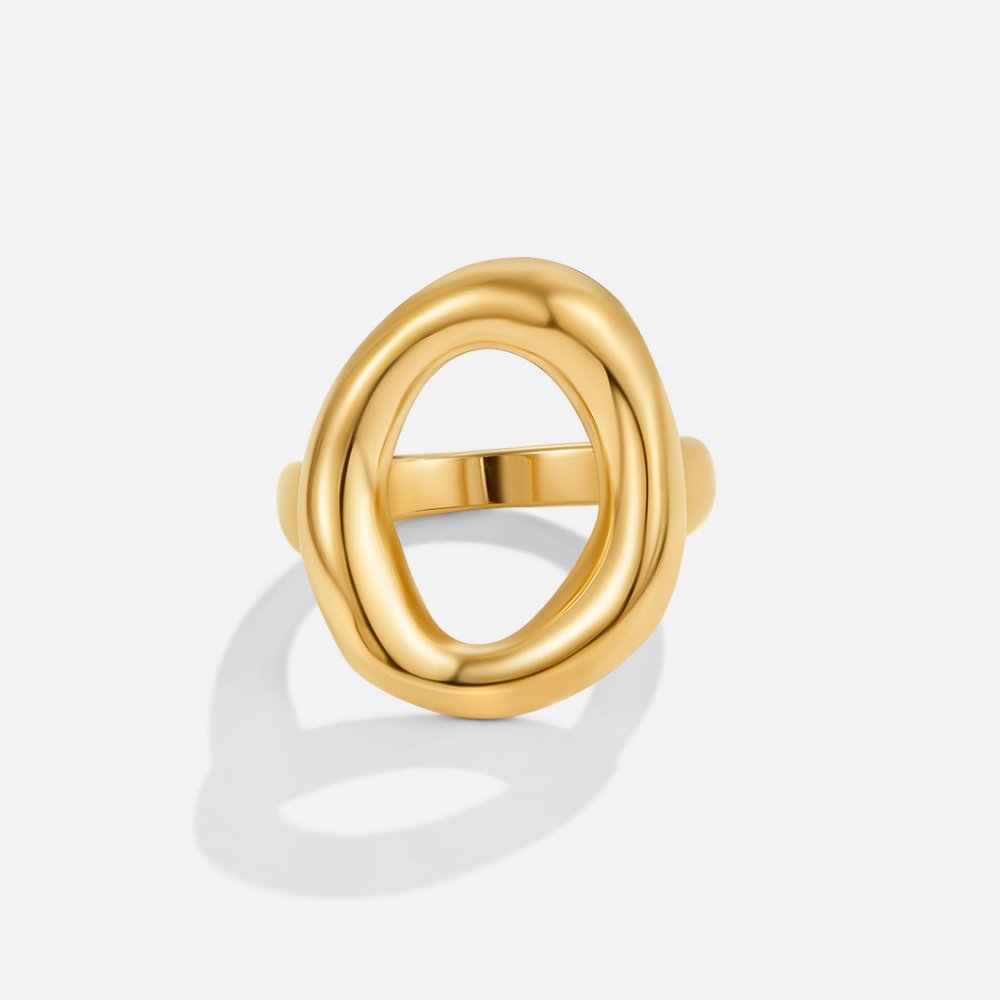 Anillo Vina de Oro Fundido