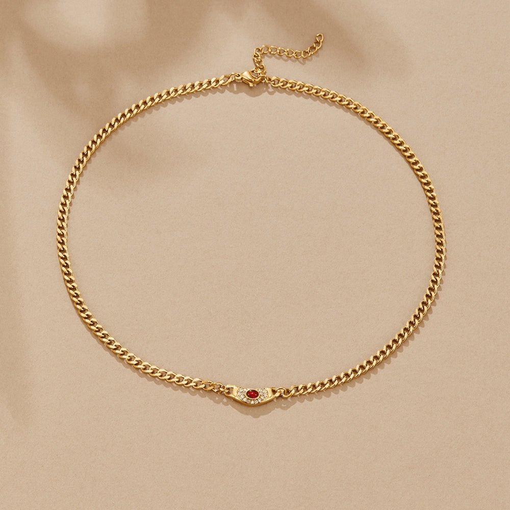 Collar de oro Cleopatra vintage
