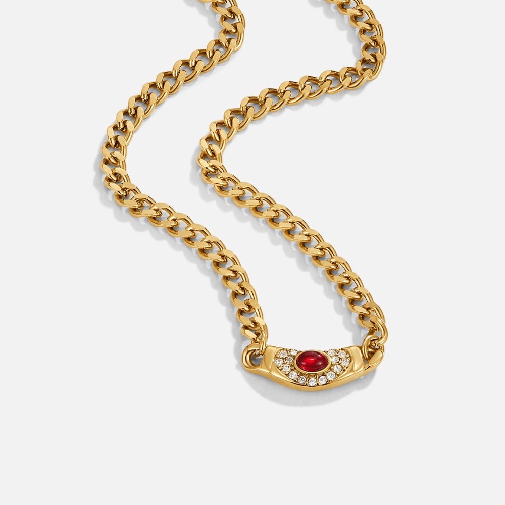 Collar de oro Cleopatra vintage