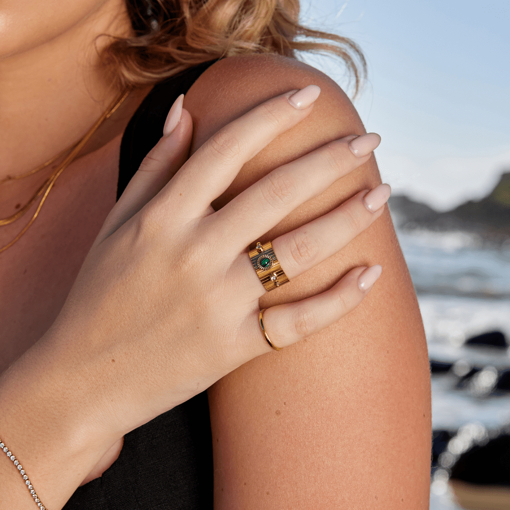 Anillo de oro Dakota vintage