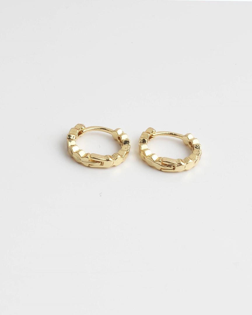 Pendientes de aro clásicos Emma Radiant