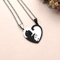 Encantador collar con afecto de gato