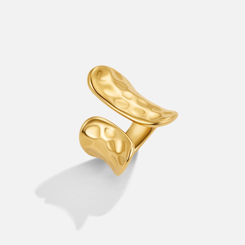 Anillo de oro geométrico Yuna